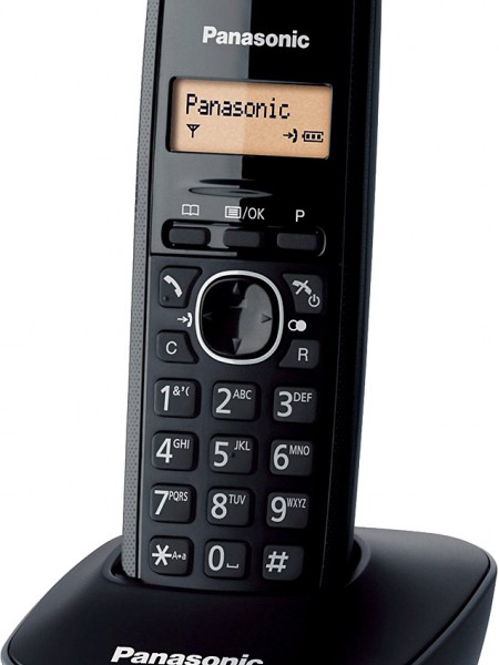 Panasonic KX-TG1611 Dect Telefon Siyah